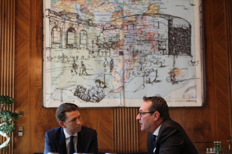 Kommende Woche sind sie 100 Tage Kanzler bzw. Vizekanzler: Sebastian Kurz (l.) und Heinz-Christian Strache.Matthias Rauch