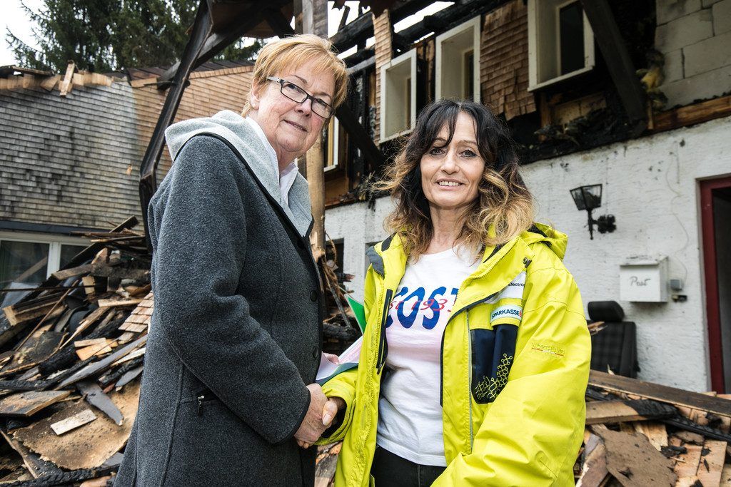 Die Feuersbrunst ließ sich nicht stoppen