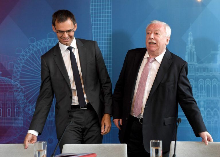 Vorarlbergs Landeshauptmann Wallner und Wiens scheidender Bürgermeister Häupl sind mit den Ergebnissen der Landeshauptleutekonferenz zufrieden.APA