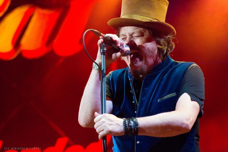 Zucchero präsentiert seine Songs bei einem Open air auf dem Flumserberg. band
