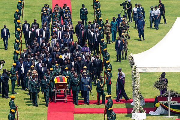Staatsakt für Simbabwes langjährigen Präsidenten Mugabe