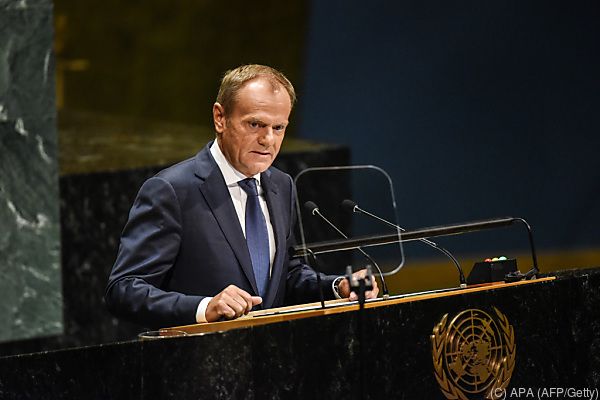Tusk hielt bei UNO Gegenrede zu US-Präsident Trump