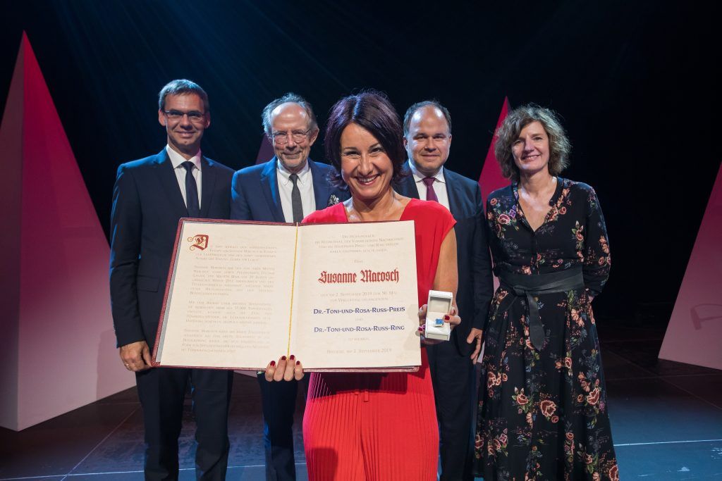 Zum Nachschauen auf VN.at: Susanne Marosch erhält 50. Russ-Preis