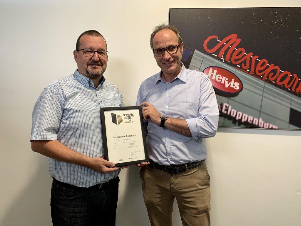 zurgams gewinnt mit Messepark und Präg bei German Brand Award