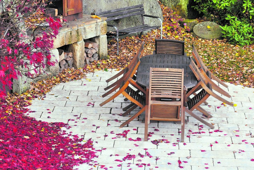Gartenmöbel überwintern