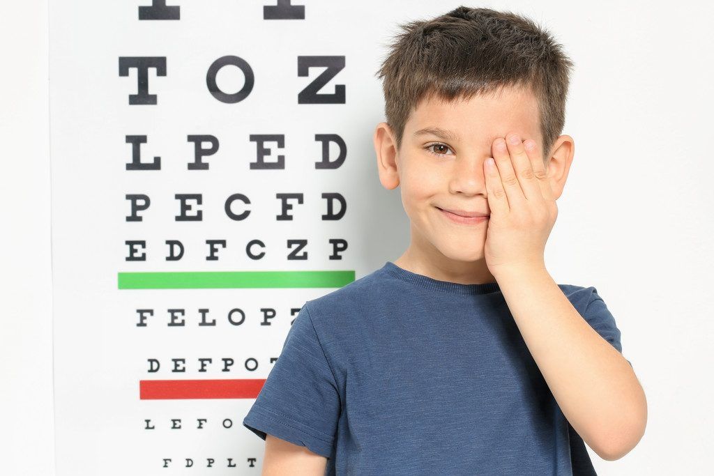 Kurzsichtige Schulkinder