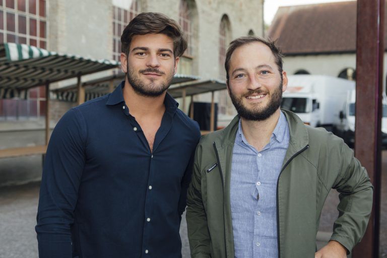 Lukas Puchacher und Roland Diem feierten im Kunstraum Dornbirn.