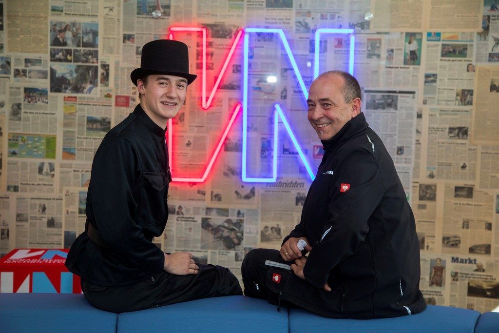 Mit glücklichen Aussichten