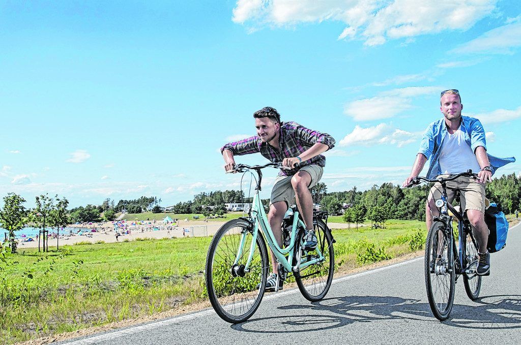 Fahrradtour um die Seen