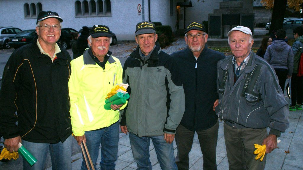 Freiwillige für  ein sauberes Lustenau