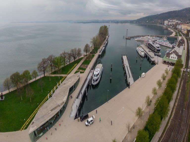 Im Bregenzer Hafen ist herbstliche Ruhe eingekehrt. Die Flotte der Vorarlberg Lines fährt jetzt nur noch zu besonderen Anlässen aus. vn/hartinger