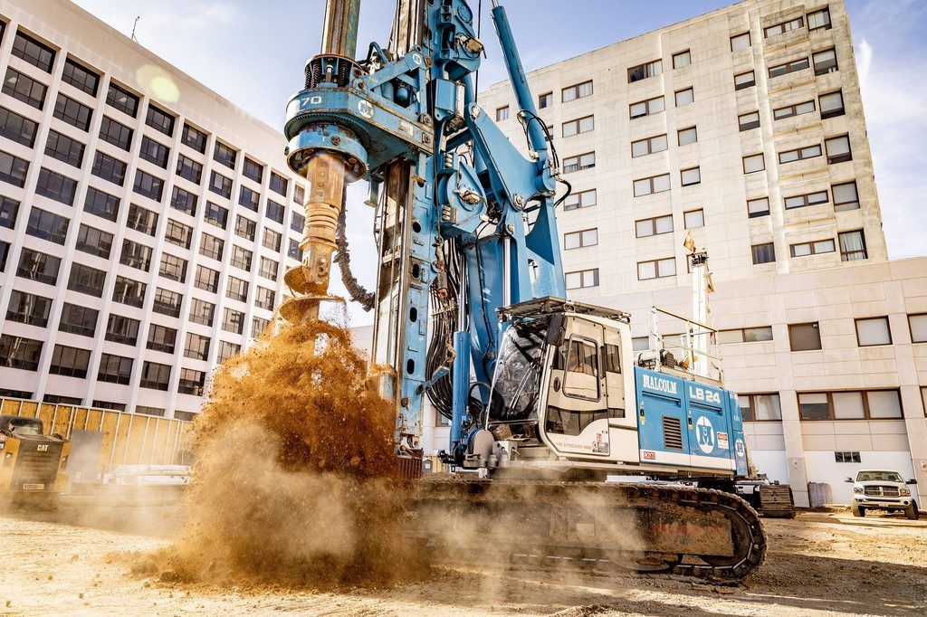 Liebherr bewegt sich seitwärts