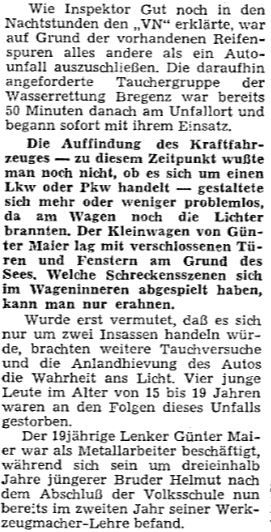 Schwarzer See in Satteins: Sagen und Tragödien