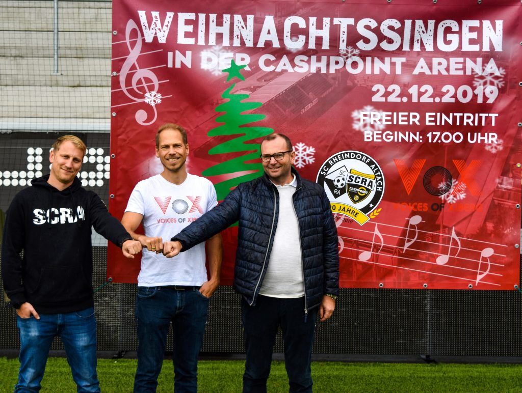 Weihnachtslieder statt Fangesang