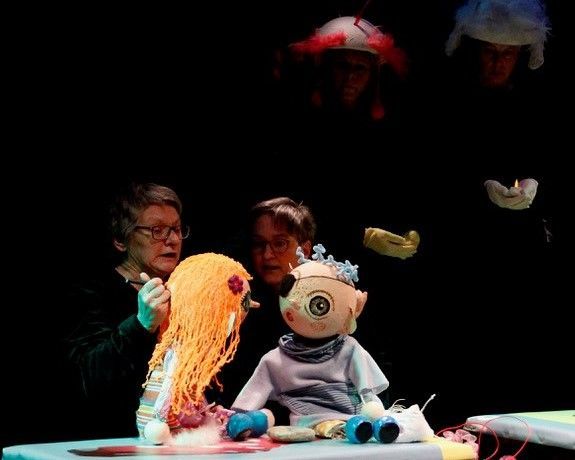 Puppentheaterparty mit allem, was dazugehört