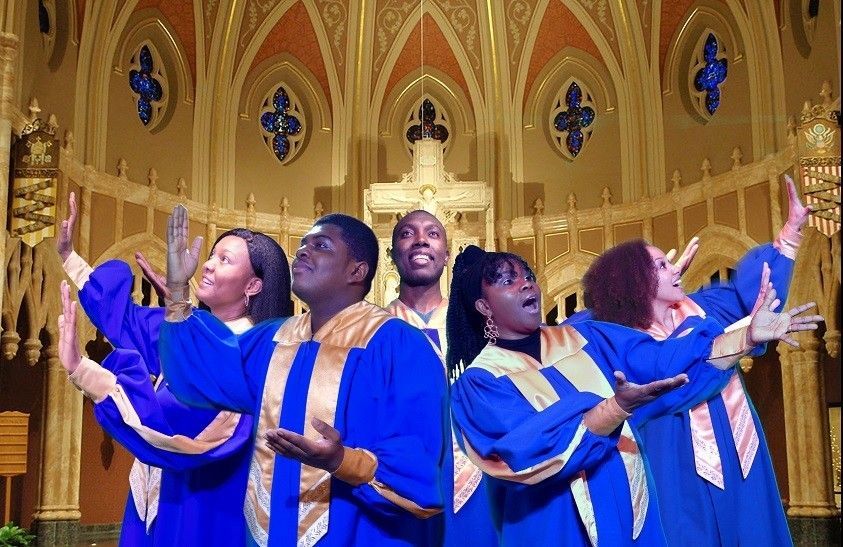 Gospelgesang mit 4Real  American Gospel in Gantschier