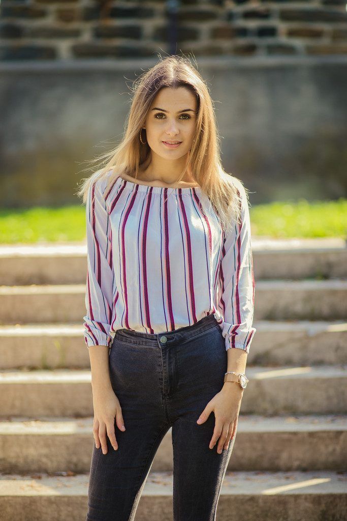 Streifen-Look