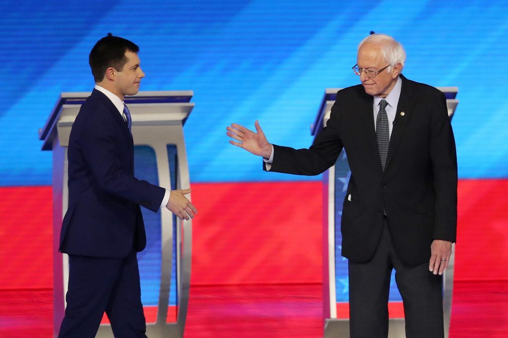 Sanders und Buttigieg sind Favoriten