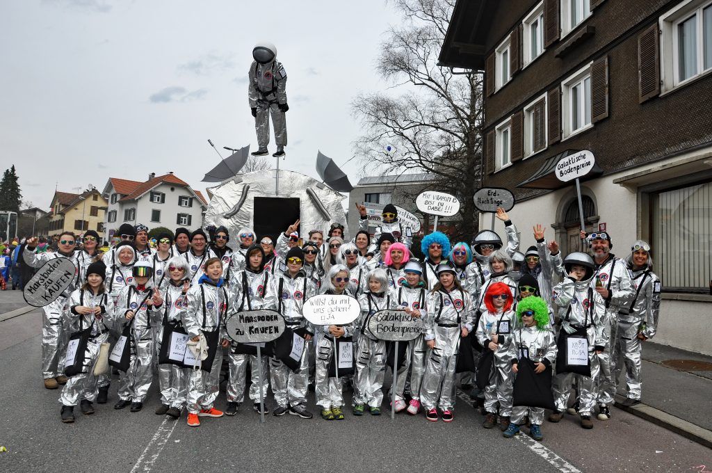 Bunter Faschingshöhepunkt in Dornbirn-Haselstauden