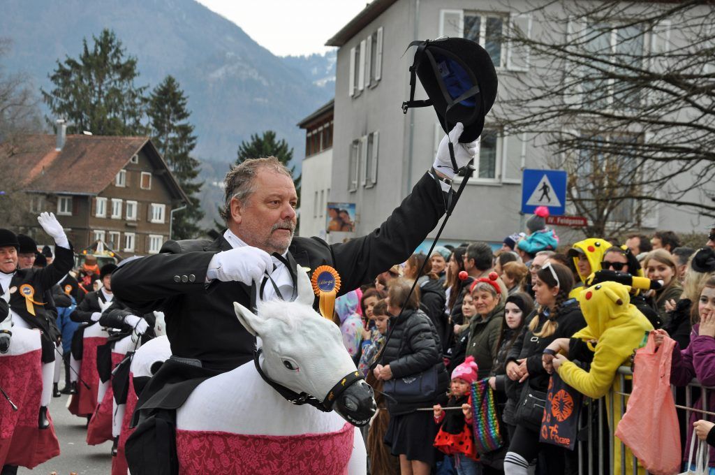 Bunter Faschingshöhepunkt in Dornbirn-Haselstauden