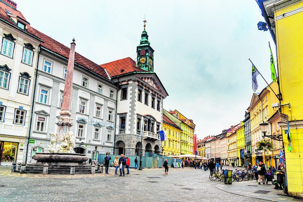 Blick in das Rathaus