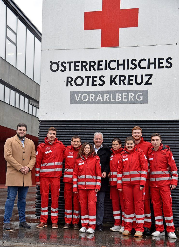 Das Rote Kreuz auf Werbetour