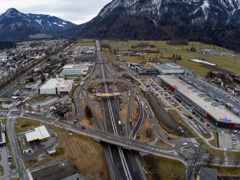 Autobahnanschluss Bludenz Bürs A14