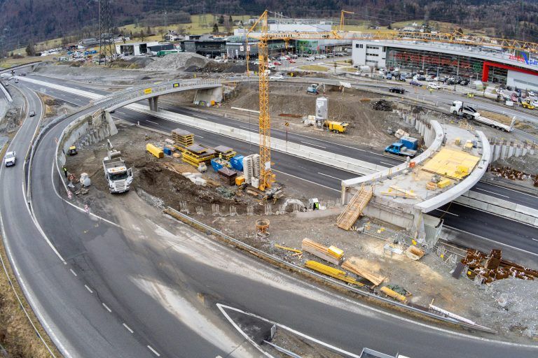 Autobahnanschluss Bludenz Bürs A14