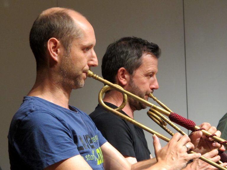 „Wir sind die Umlaufpumpe, die den Geldfluss antreibt“: Bernhard Lampert und Herbert Walser-Breuss. <span class="copyright">JU</span>