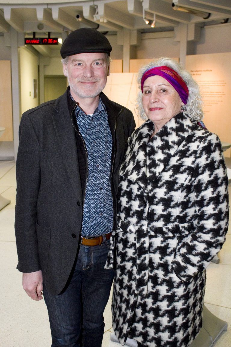 Michael Herbert und Silvia Walch bestaunten die Werke.