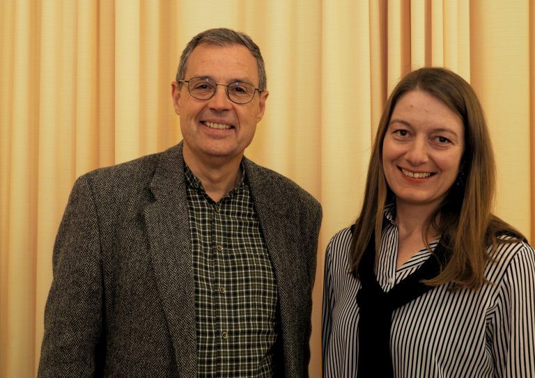 Hans Rapp (Kath. Bildungswerk) und Christine Vonblon (Diözese FK).