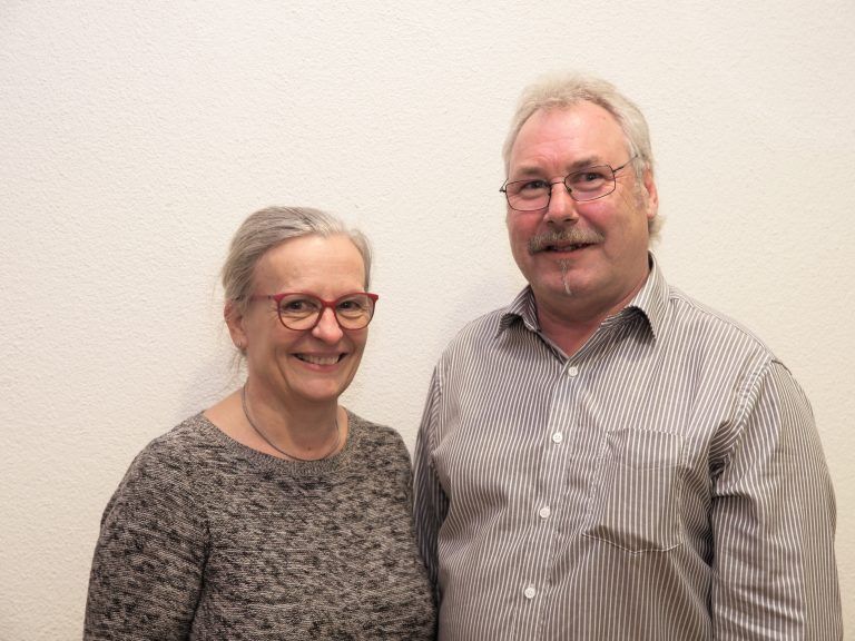 Johanna Ortner und Hausherr Peter Rosenzopf (GF Kolpinghaus).