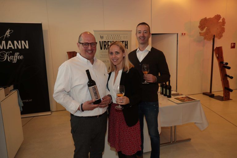 Dietmar Eisenhofer, Nina und Alexander Fitz (Vorkoster).