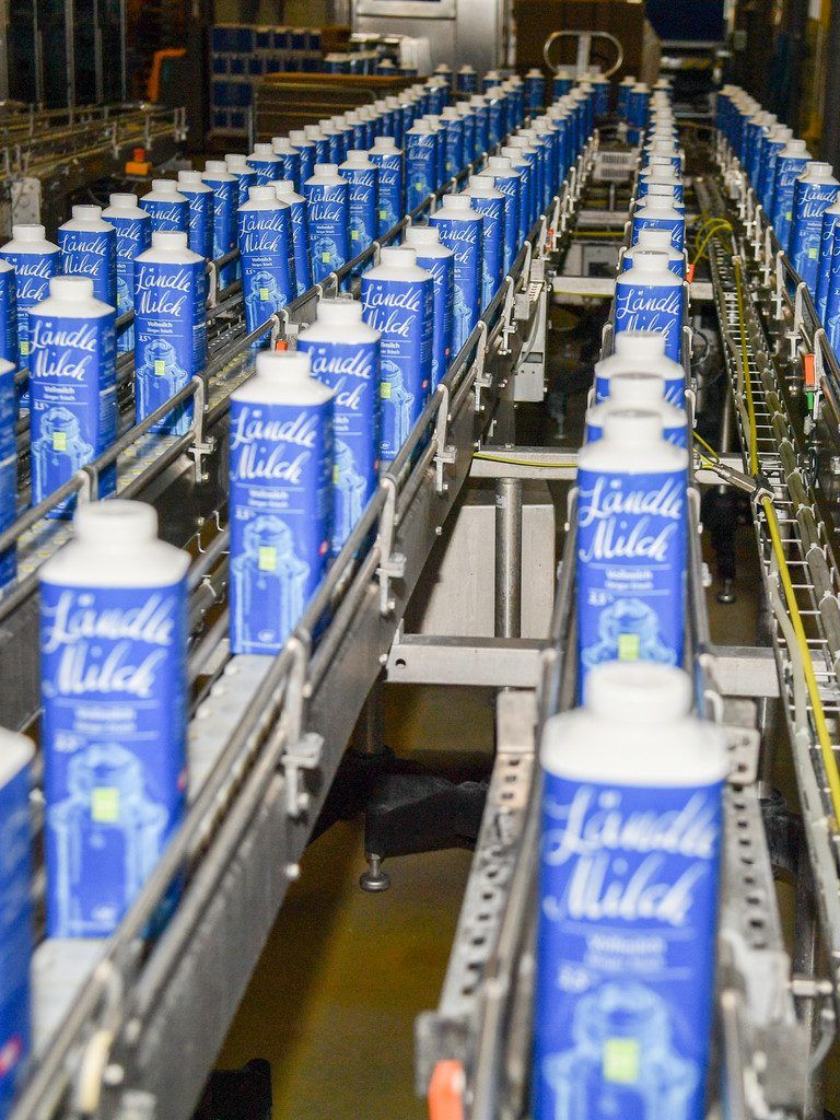 Auch die Verpackungen der Vorarlberg Milch sind nachhaltig.VN/Lerch