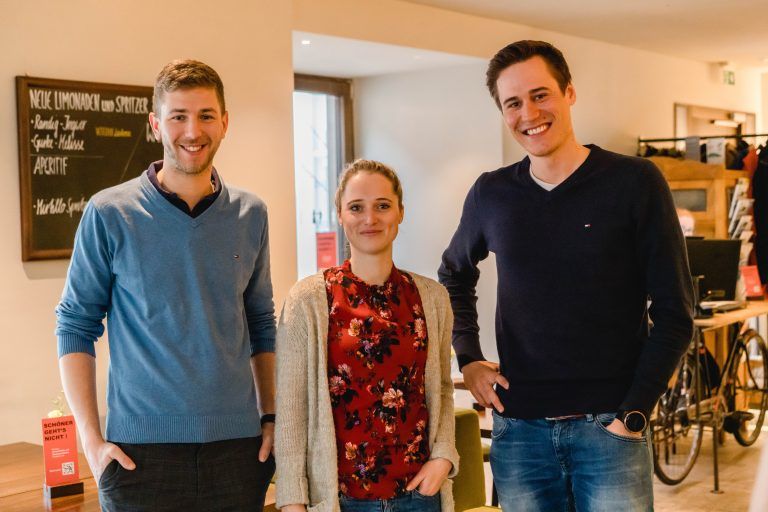 Matthias Krainz, Marie Bartel und Christoph Gabriel.