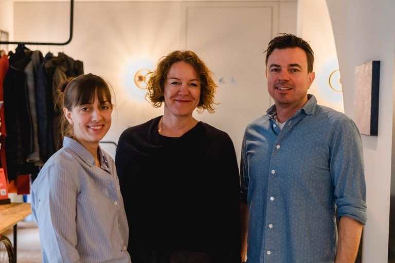 Angelika Breuss, Ilona Geiger und Sandro Preite (das Tschofen). 