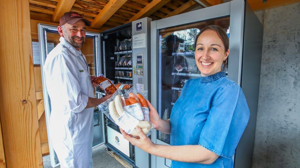Im Automaten: Hackfleisch und Bergkäse per Tastendruck