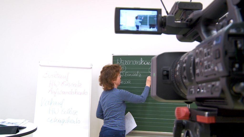 Liveübertragung aus dem Klassenzimmer