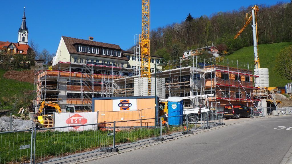 Bauprojekt Adler in Koblach auf der Zielgeraden
