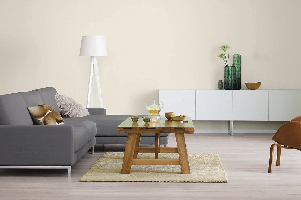Beige ist bei Wänden im Trend