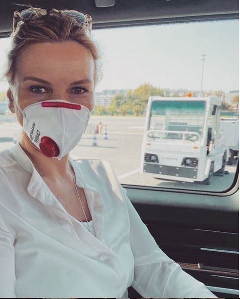 Mit Maske gegen das Coronavirus