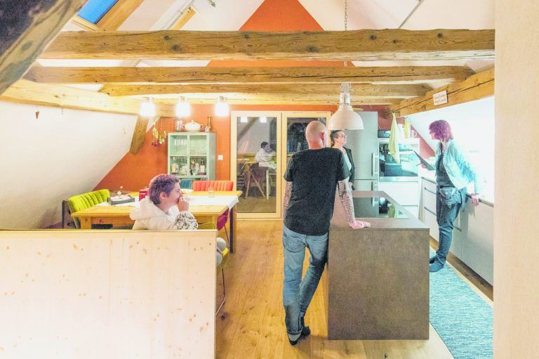 Haus mit Vergangenheit und Zukunft