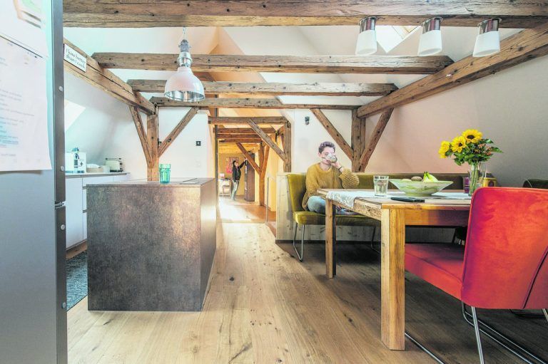 Haus mit Vergangenheit und Zukunft