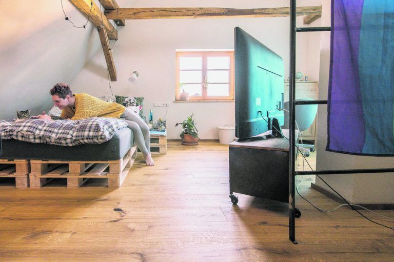 Haus mit Vergangenheit und Zukunft