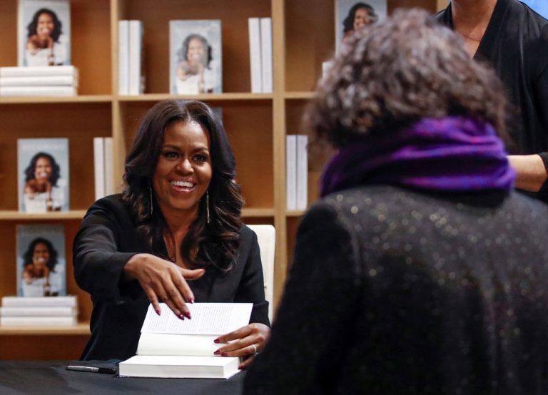 Michelle Obamas Autobiografie „Becoming“ erschien Ende 2018 und avancierte schnell zum internationalen Bestseller. Reuters