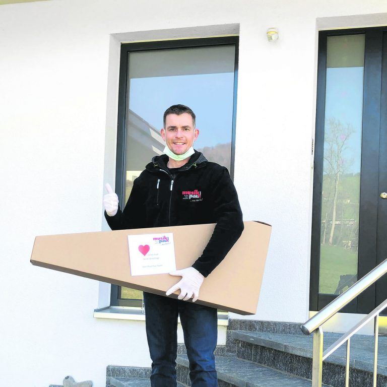 Musik Paul bietet Kunden nun einen täglichen Lieferdienst an. Musik Paul