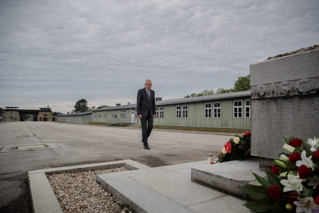 Gedenken in Mauthausen