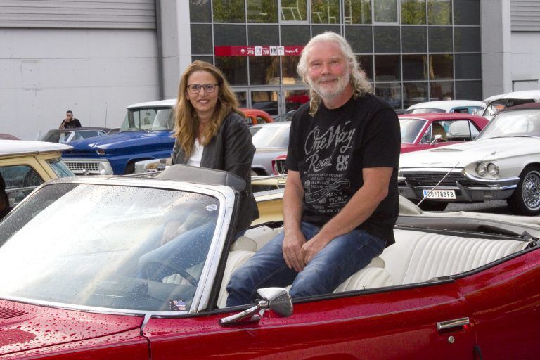 Brigitte und Markus Lerch gönnten sich Kino unter freiem Himmel.
