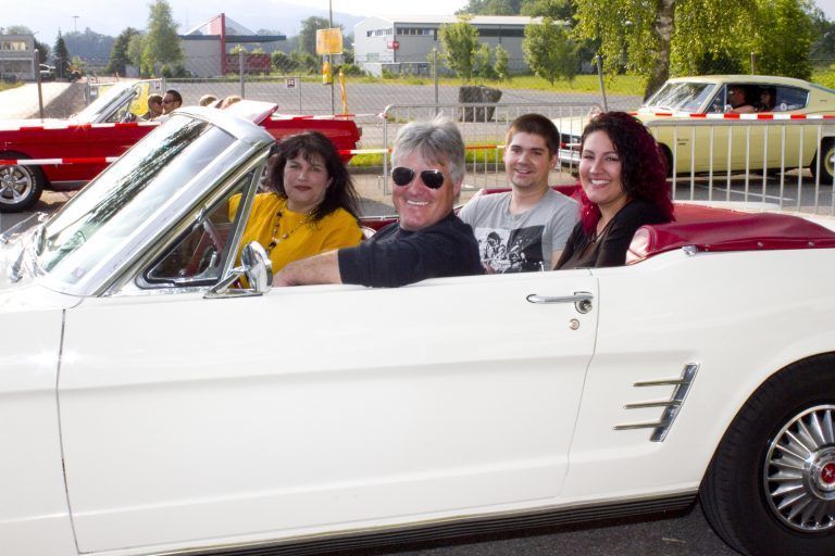 Silvana und Stefan Rausch (l.) mit Jacky und Michael Perchtold.