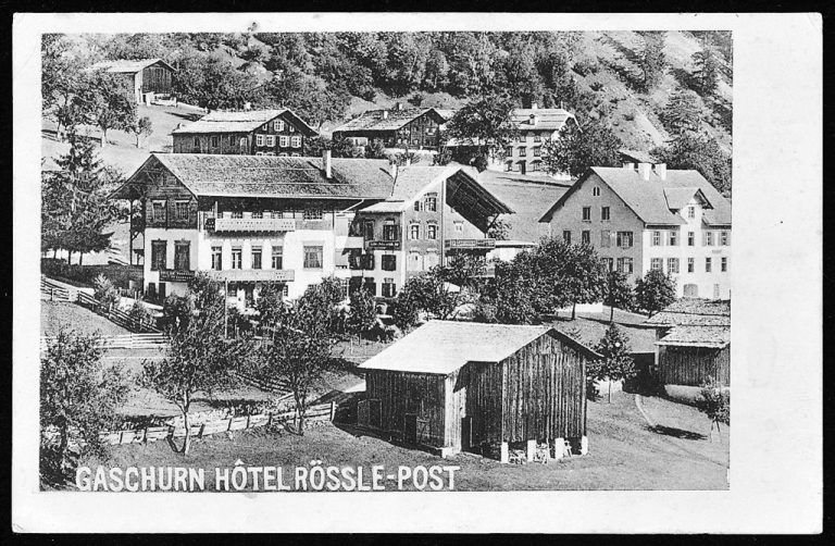Das Rössle nach Auf- und Ausbauten um 1900.